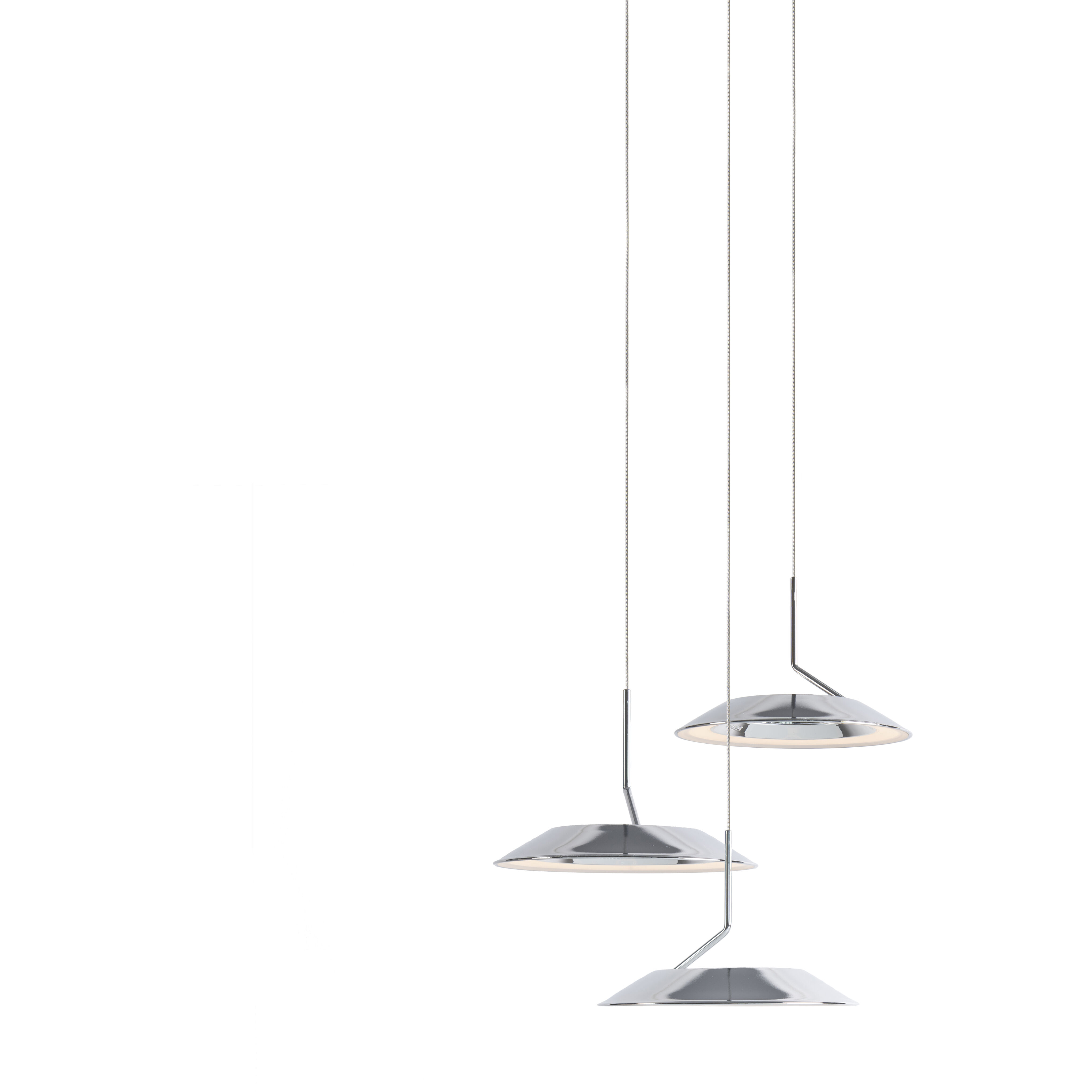 Royyo LED 6.5 inch Silver Pendant Ceiling Light